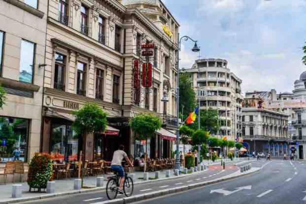 Super Central - Lovely One-Bedroom Apartment On Victoriei Avenue Bucharest Exterior photo